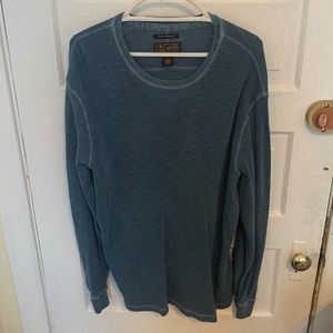 Lucky Brand XXL blue Thermal Crew